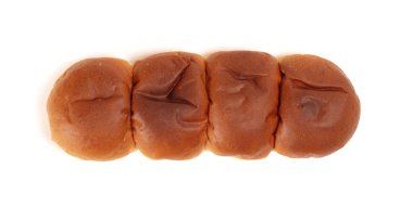 Grup küçük yuvarlak ekmeğin görüntüsü