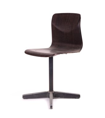 Eski çocuklar tahta sandalye, okul.