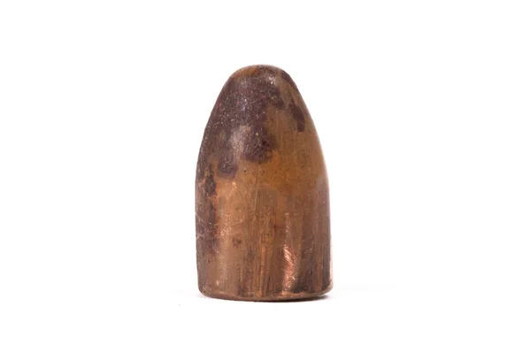 Very old bullet isolated — Stock Photo, Image