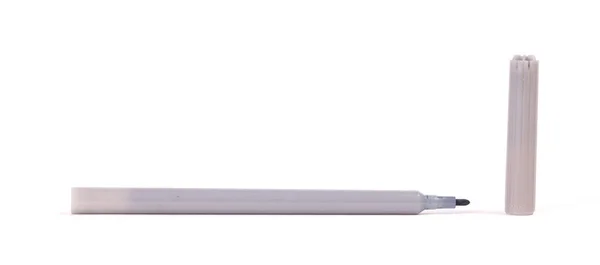 Grå filtspets penna isolerad — Stockfoto