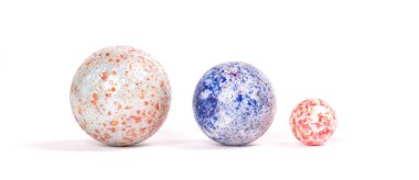 Hakiki cam misketler, antika oyuncaklar.