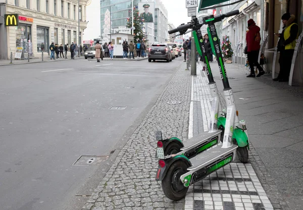 Berlin, Germany - December, 2019: E-mobility in Germany: discard — Stock Photo, Image