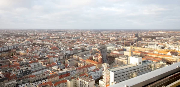 Berlim, Alemanha - 31 de dezembro de 2019: Vista aérea do horizonte da cidade — Fotografia de Stock