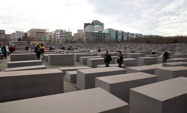 Berlín Alemania 2019 Monumento Holocausto Moderno Centro Berlín Alemania — Foto de Stock