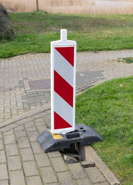 Útburkolólemezek Útburkolata Javítást Igényel Hollandia — Stock Fotó