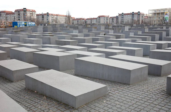 Berlijn Duitsland 2019 Modern Holocaust Monument Het Centrum Van Berlijn — Stockfoto