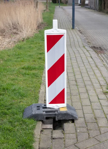 Pavimento Losas Pavimentación Que Requieren Reparación Los Países Bajos —  Fotos de Stock