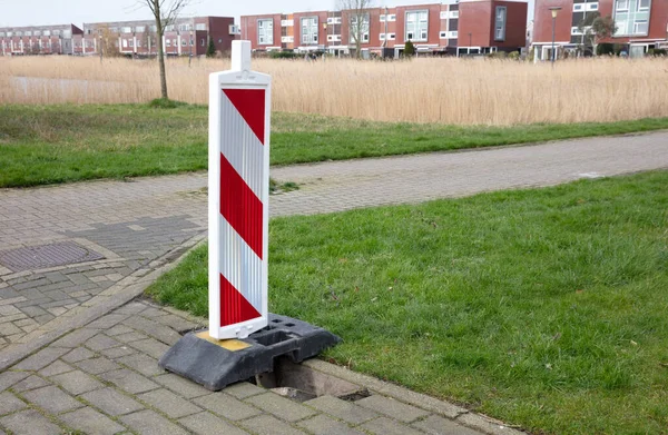 Pavement Paving Slabs Requiring Repair Netherlands — Stock Photo, Image