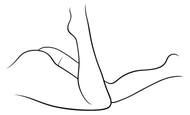 seksi kadın vücut vektörü