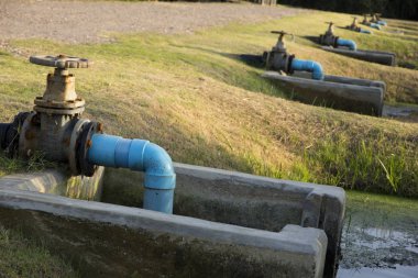 Atık su arıtma havuz kapatma kapatma için büyük Vana kapısı