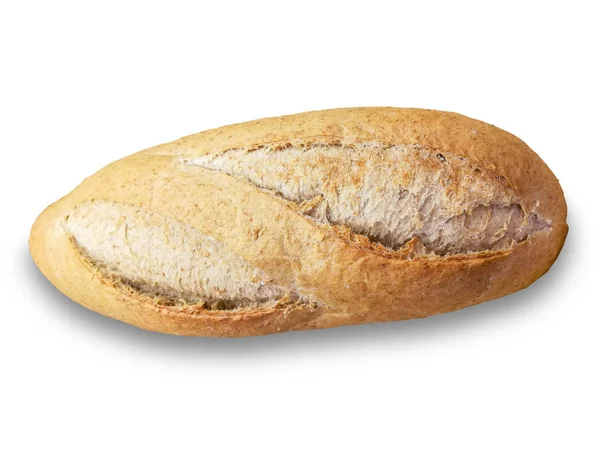 Французский хлеб положить на белый пол . — стоковое фото