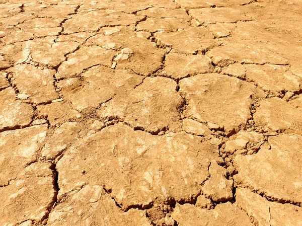 Closeup dry ground and cracked soil  texture background.