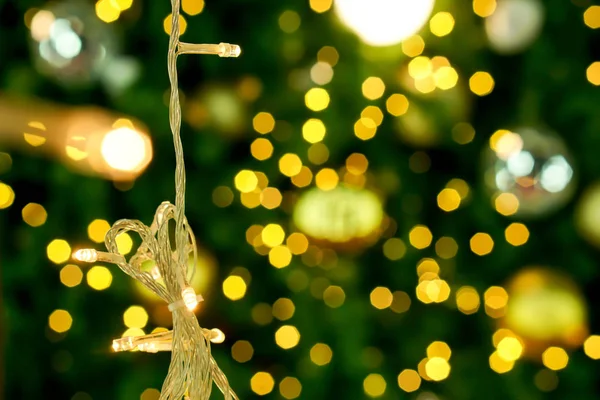 Luzes Natal Borrão Bokeh Fundo Iluminação Natal — Fotografia de Stock