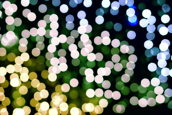 Sfocato Bokeh Colori Freddi Tono Led Illuminazione Schermo Intero Sfondo — Foto Stock