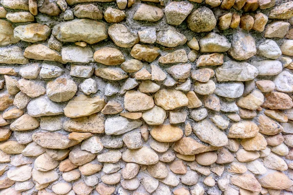 Closeup Crop Small Stone Wall Background — Stock Photo, Image