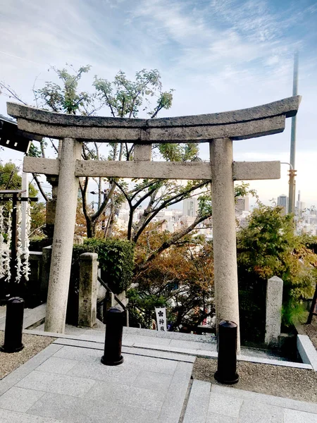 Tori Portão Pedra Tenmaku — Fotografia de Stock