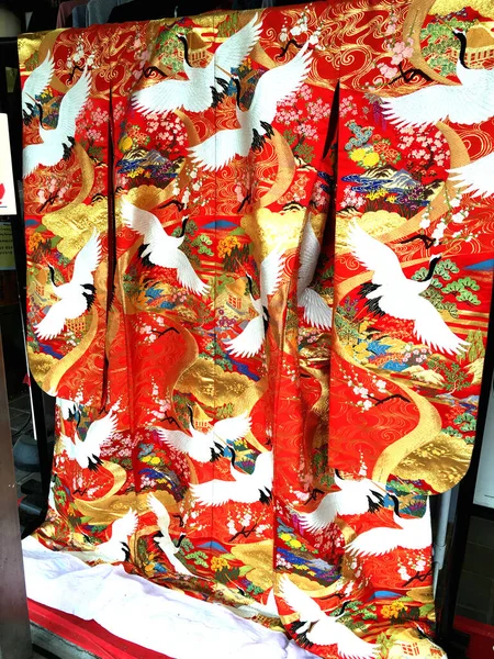 Osaka Japan Listopadu 2016 Starověké Kimono Ósacké Princezny Tradiční Japonské — Stock fotografie