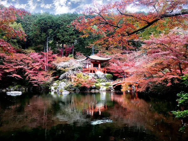 紅葉の美しい醍醐寺 京都府京都市 — ストック写真