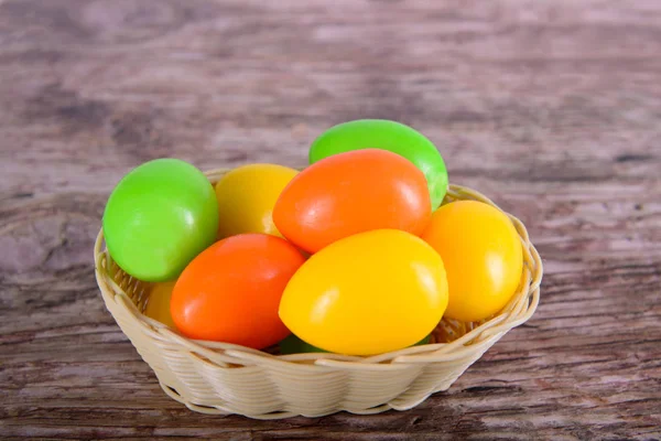 Œufs de Pâques pour les vacances chrétiennes — Photo