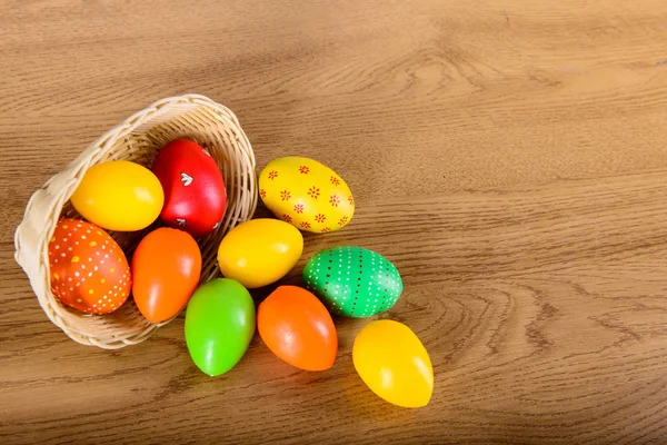 Œufs de Pâques pour les vacances chrétiennes — Photo