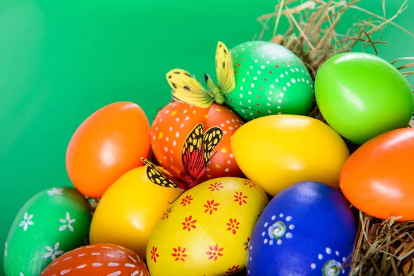 Пасхальные яйца для христианского праздника — стоковое фото