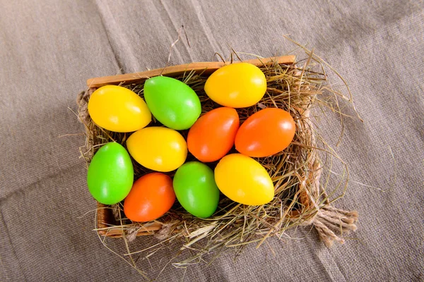 Œufs de Pâques pour les vacances chrétiennes — Photo