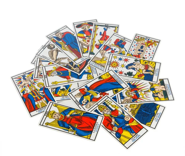 Μαντική tarot κάρτες — Φωτογραφία Αρχείου
