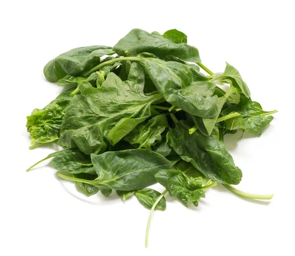 Mazzo di spinaci freschi pronti da cuocere — Foto Stock
