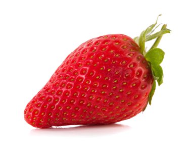 Taze çilek izole edilmiş. 