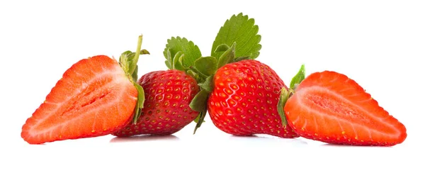 Fresas frescas aisladas — Foto de Stock