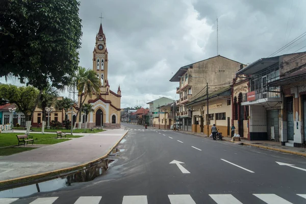 Uma igreja católica na Praça Plaza de Armas — Fotografia de Stock