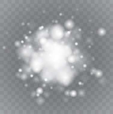 Beyaz kıvılcım ve yıldız özel ışık effect.snow glitter.