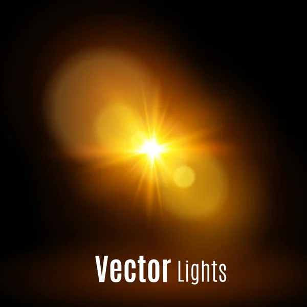 Bílé světlo rozloží na průhledném pozadí. Vektorové ilustrace světelné dekorace efektu s Rayem. Jasná hvězda. Transparent svítí slunce, jasný záblesk. Centrum jasný záblesk — Stockový vektor