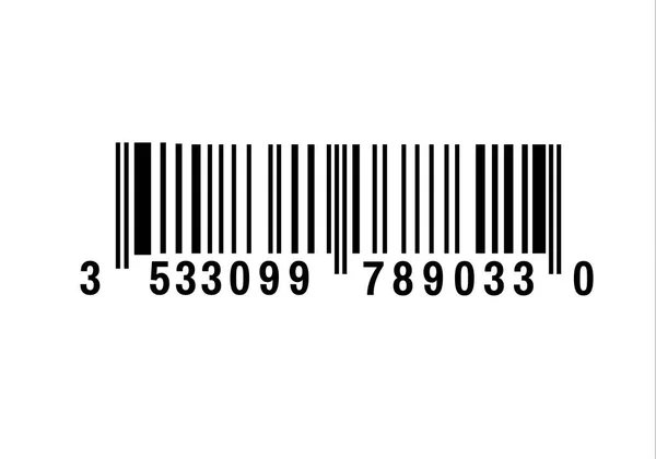 Icône de code à barres réaliste. Un code à barres plat simple et moderne. Marketing, le concept d'Internet. Signe vectoriel à la mode d'une marque commerciale pour la conception de site Web, application mobile. Code à barres logo . — Image vectorielle