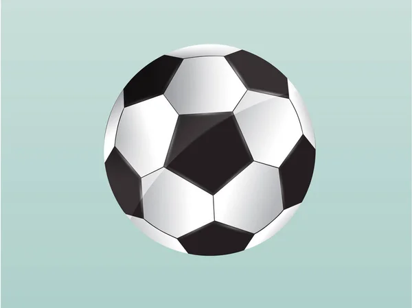 A bola está na relva. um jogo de futebol. ilustração vetorial. Uma bola bonita e grama verde.Modelo de design de panfleto liga de futebol. Futebol cartaz convite futebol esportes . —  Vetores de Stock