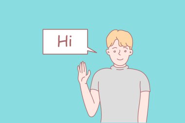 - Selam. İletişim konsepti.