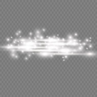 Beyaz parlayan ışık.