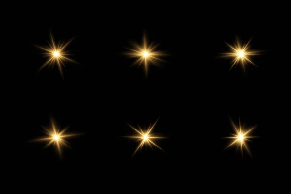 Set estrella brillante . — Archivo Imágenes Vectoriales