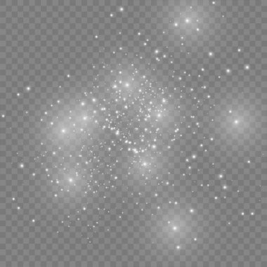 Toz beyaz kıvılcımlar. 