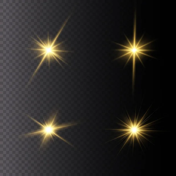 Set estrella brillante . — Archivo Imágenes Vectoriales