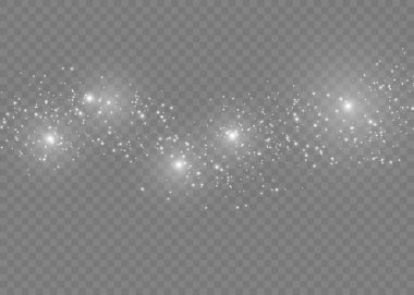 Toz beyaz kıvılcımlar. 