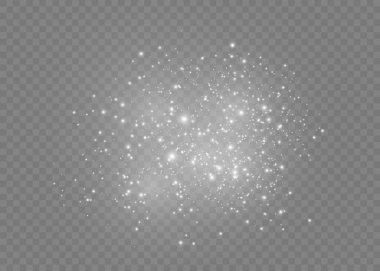 Toz beyaz kıvılcımlar. 