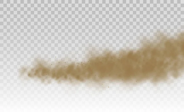 Dust cloud sand. — Stock Vector