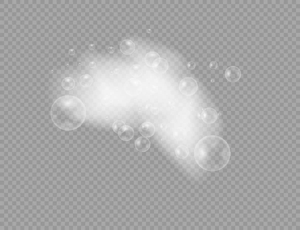 Bubliny vanové pěny. — Stockový vektor