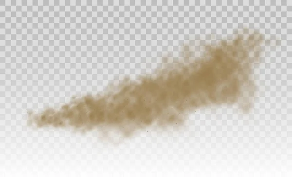 Nuage de poussière sable . — Image vectorielle