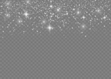 Toz beyaz kıvılcımlar. 