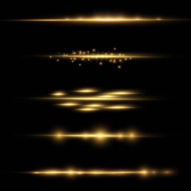 Sarı parlayan ışık.