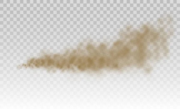 Dust cloud sand. — Stock Vector