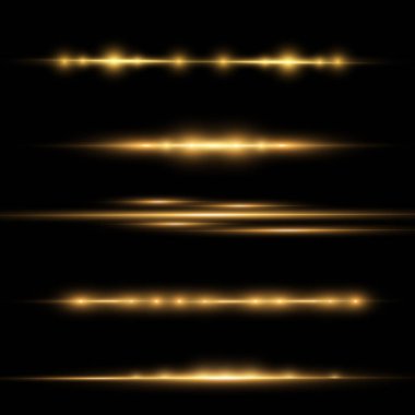 Sarı parlayan ışık.