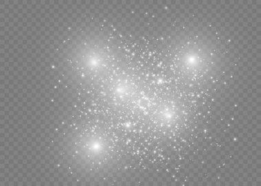 Toz beyaz kıvılcımlar. 